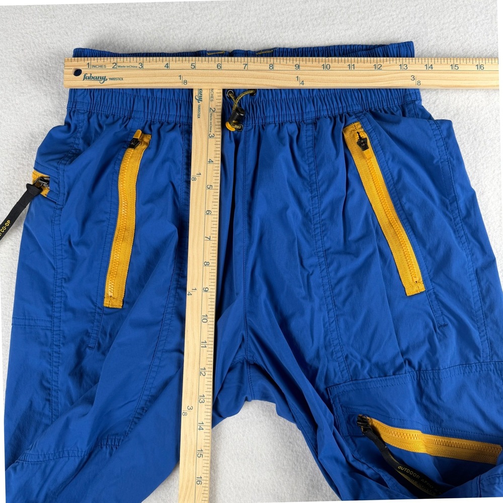Rei Co-op x Outdoor Women's Afro Trail Hiking Pants Blue Yellow 8 Petite - Picture 4 of 11